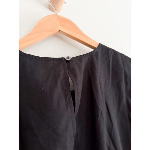 J.Crew | NWT Hyacinth top in cotton poplin in Black | Sz S - Picture 7 of 7